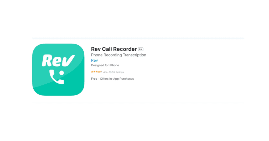 Best Phone Recorder App for iPhone