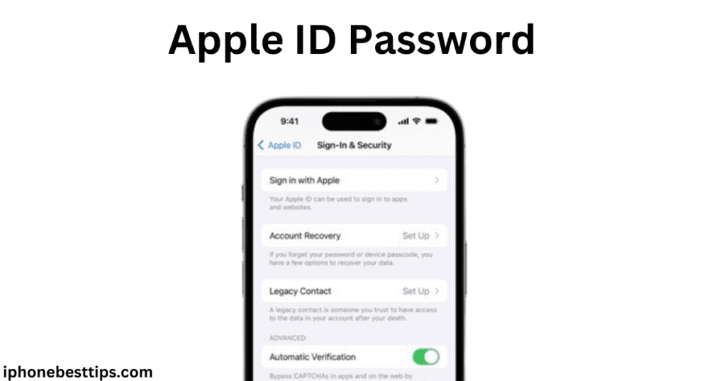 Apple ID forget Password8