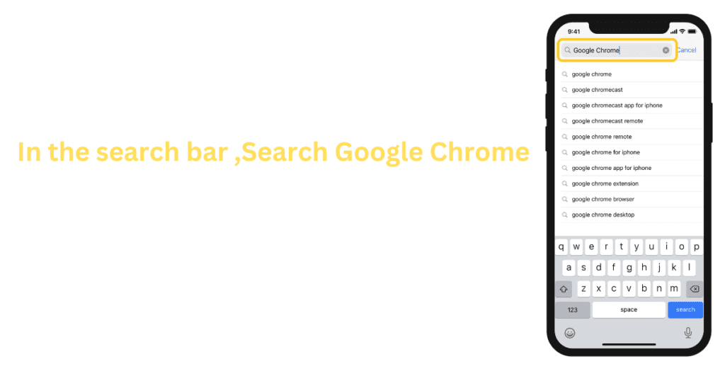 search google chrome