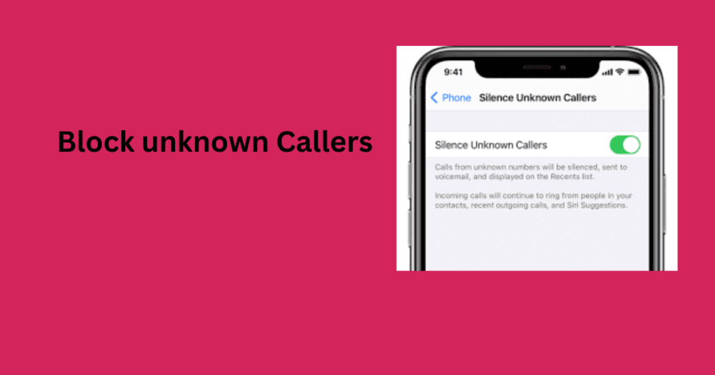 Block unknown callers