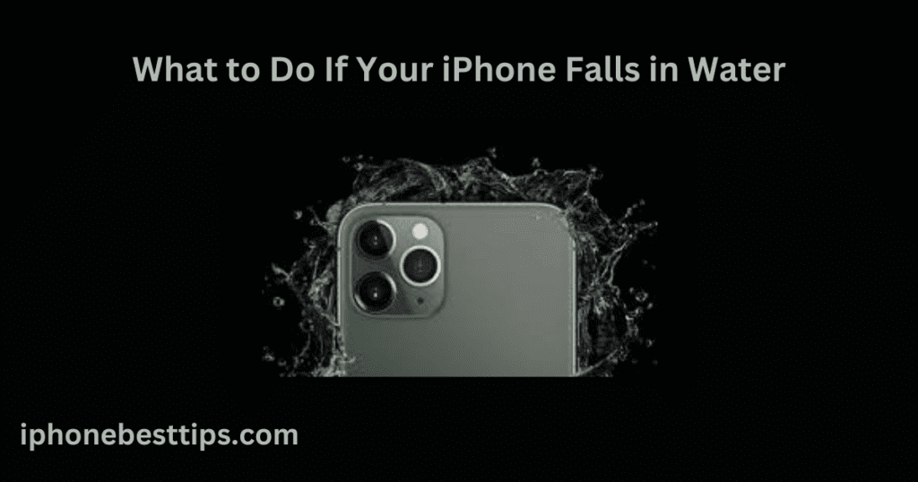 What to Do If Your iPhone Falls in Water