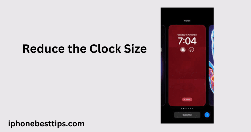 Reduce the Clock Size