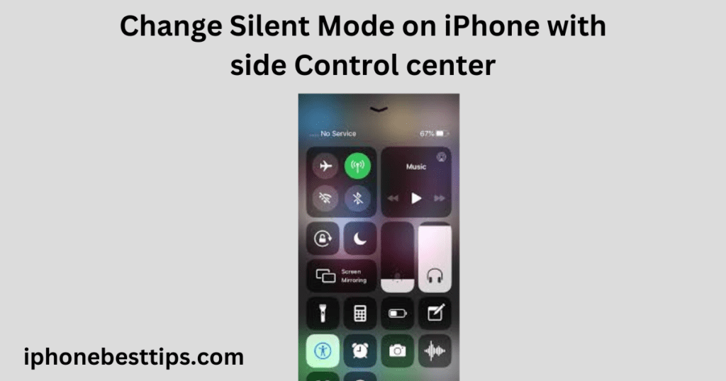 silent mode with control center