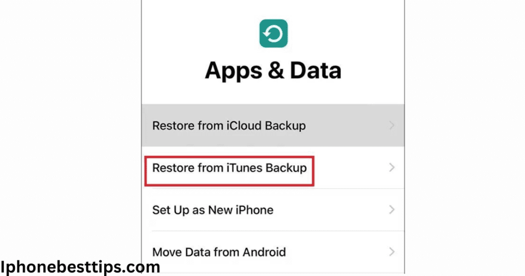 iTunes backup