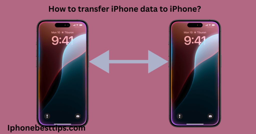  How to transfer iPhone data to iPhone?