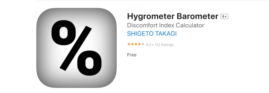 Hygrometer Barometer