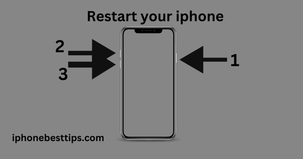 Restart your iphone