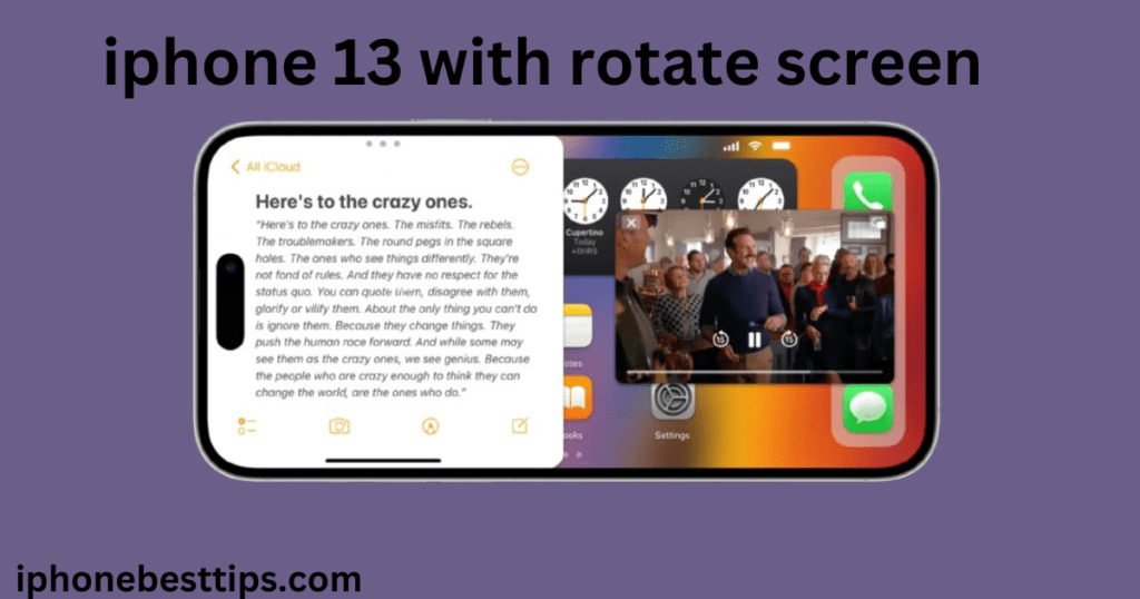 How Do I Make My Screen Rotate on iPhone 13