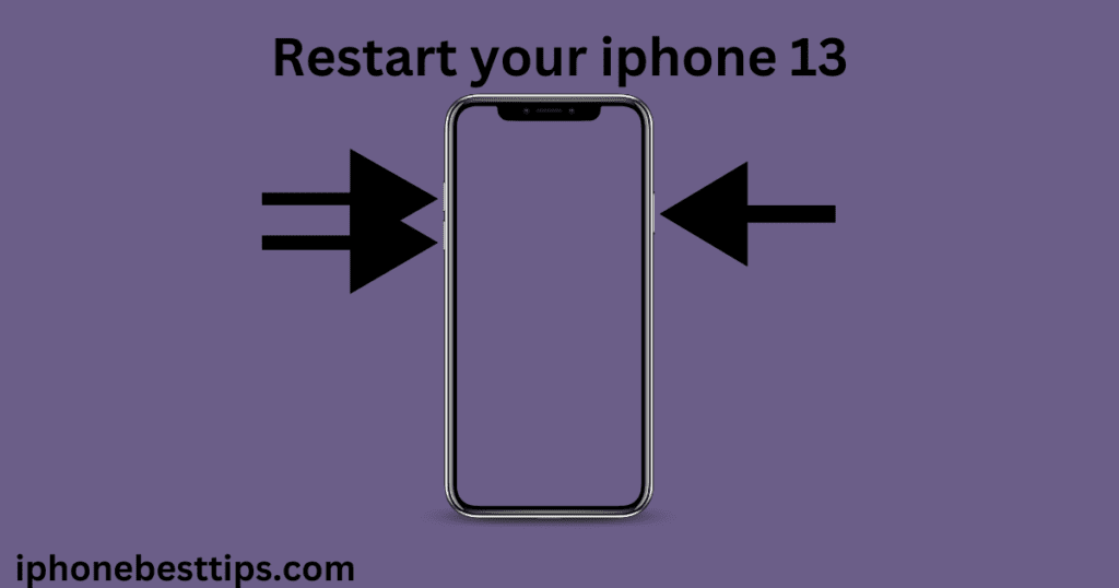 restart your iphone 13