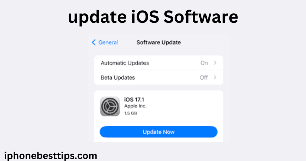 update ios software