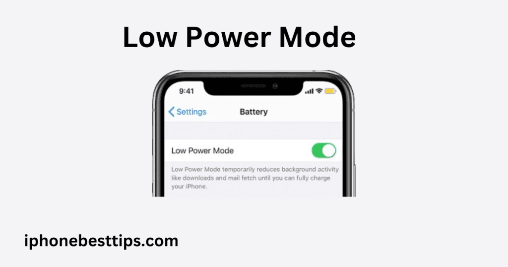 low power mode