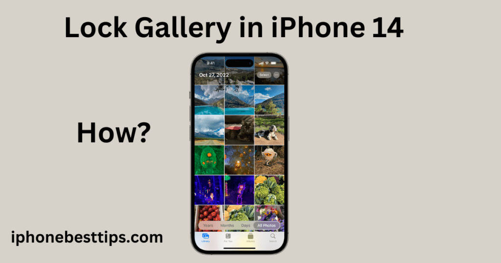 Lock Gallery in iPhone 14?