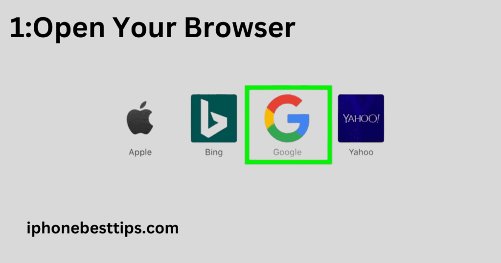 open your browser