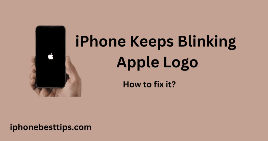 iPhone keeps blinking the Apple logo