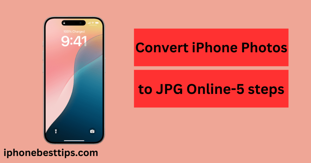 Convert iPhone Photos to JPG Online