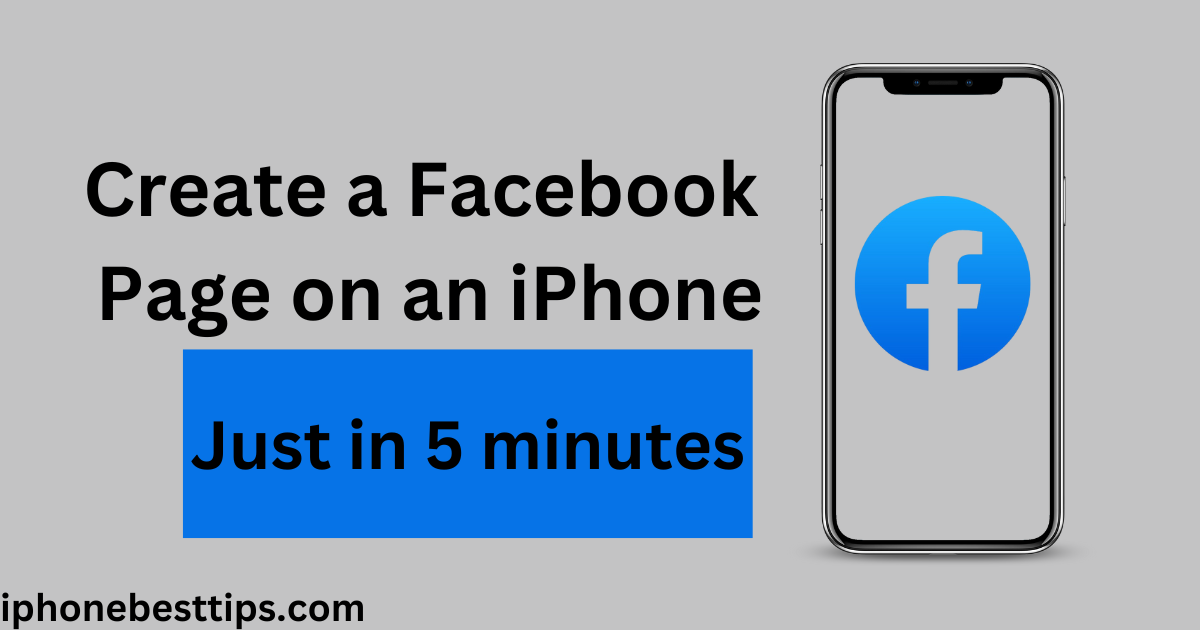 Create a Facebook Page on an iPhone