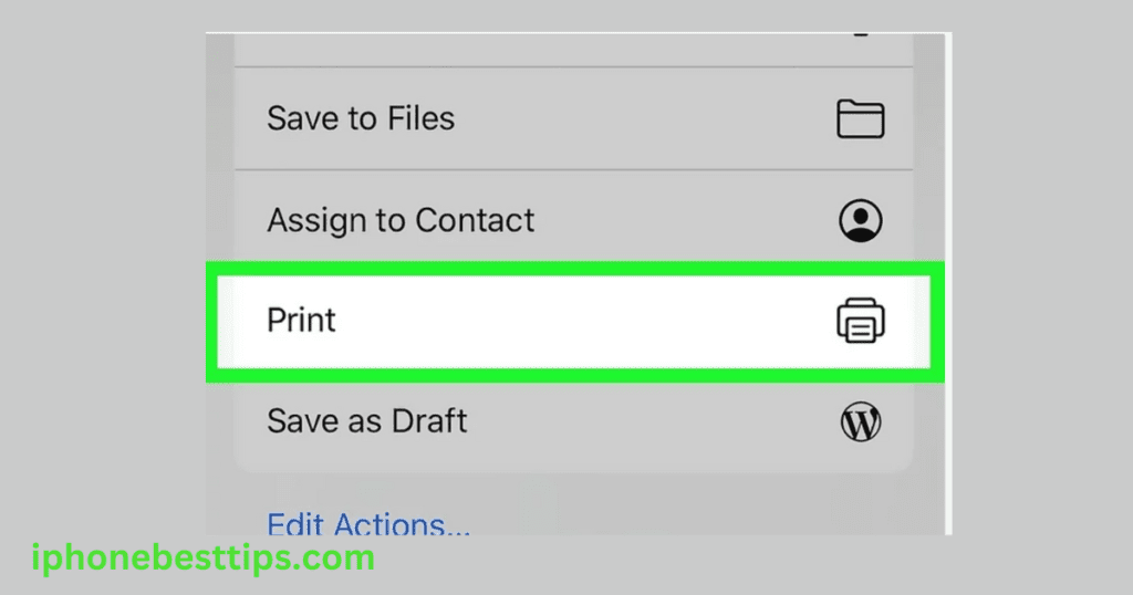 How to Save an iPhone Image as a PDF Using the Photos App-step 4