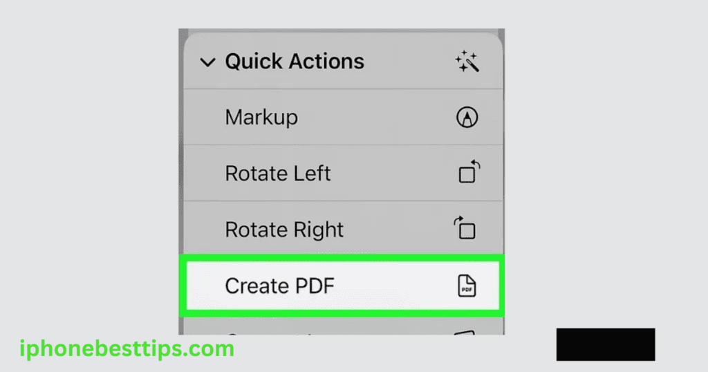 How to Save an iPhone Image as a PDF using the File App